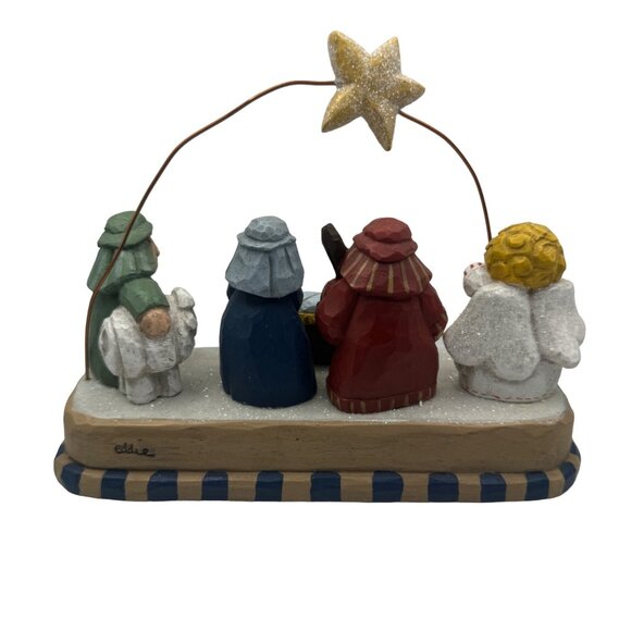 Eddie Walker Midwest Cannon Falls 2000 Happy Birthday Jesus Nativity Figurine - Picture 5 of 7